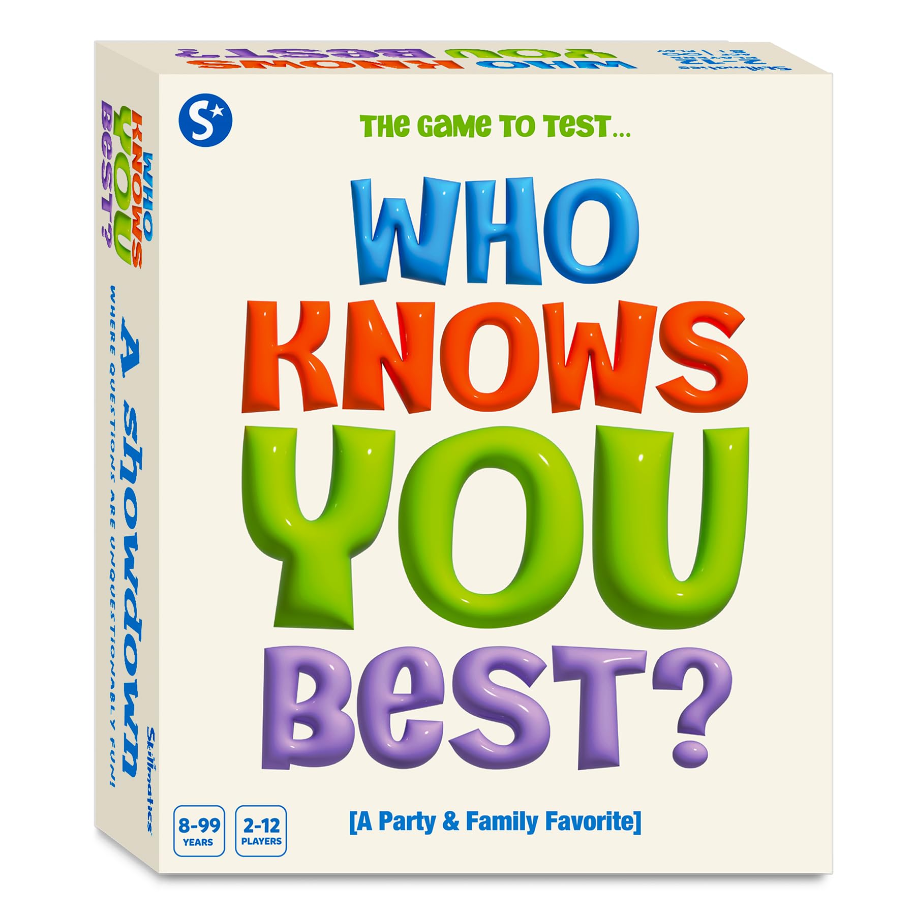 Skillmatics Card Game - Who Knows You Best?, Family Party Game for Boys, Girls, Teens, Adults, Fun for Game Nights, for Ages 8, 9, 10 and Up - B0BXXNL12H