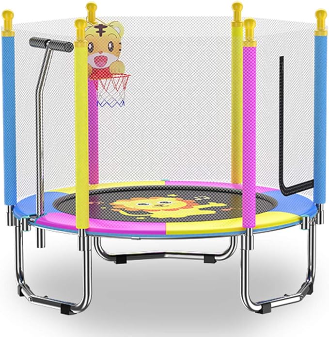 Trampolín Deportivo Para Niños Trampolín Interior Y Exterior con Red