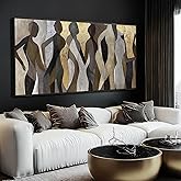 Abstract Canvas Wall Art Textured Print Pictures Contemporary Wall Decor 29"x58" Large Artwork for Living Room Kitchen Art