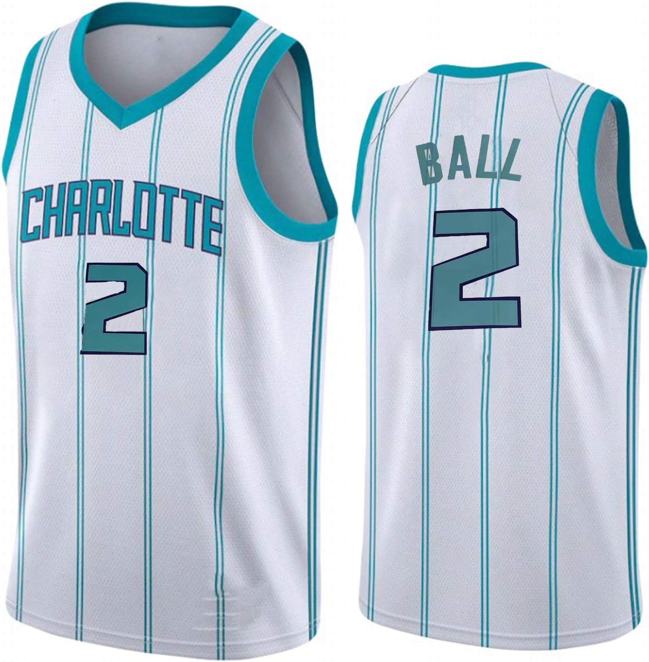 Charlotte 2 LaMelo Ball Jersey, Season 2021 The New Basketball