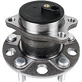 PAROD 512332 FWD Rear Wheel Bearing Hub Assembly for Jeep Compass/Patriot | Compatible with 07-17 Compass/Patriot, 11-14 Chrysler 200, 07-10 Sebring, 08-14 Avenger, 07-12 Caliber, 5Lugs w/ABS