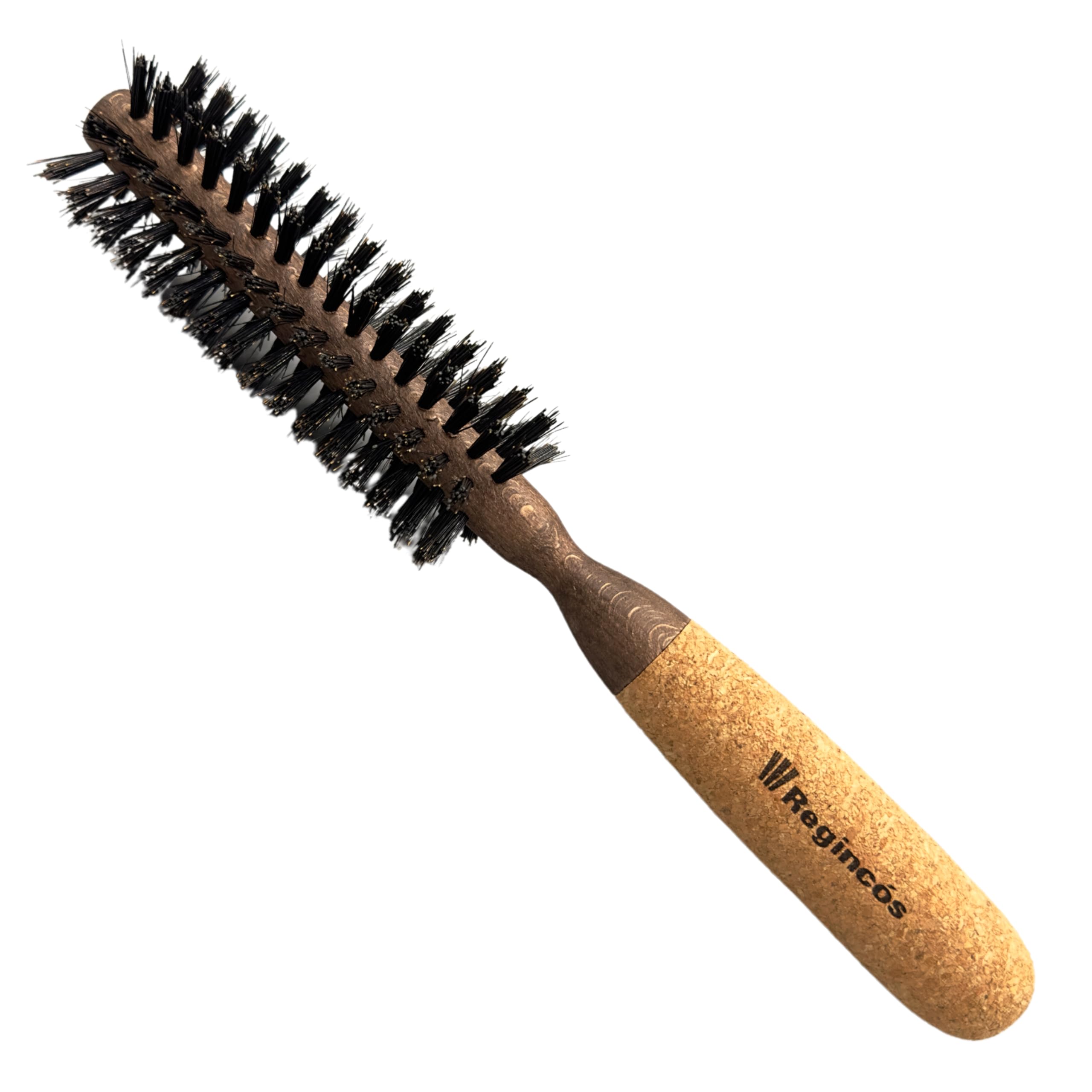 Regincos 20229 Cork Grip Hair Brush with 8 Rows 13/38 mm, Brown — image 1