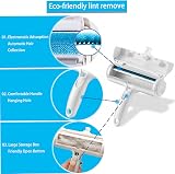 ACE2ACE Pet Hair Remover Roller - Reusable Fleece Brush for Dogs Cats view 5