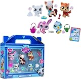 Littlest Pet Shop Series 2 Winter Besties 5 Pack Mini Pet Toys 7 Accessories