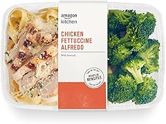 Amazon Kitchen, Chicken Fettuccine Alfredo With Broccoli, Single Serve Meal, 12 Oz