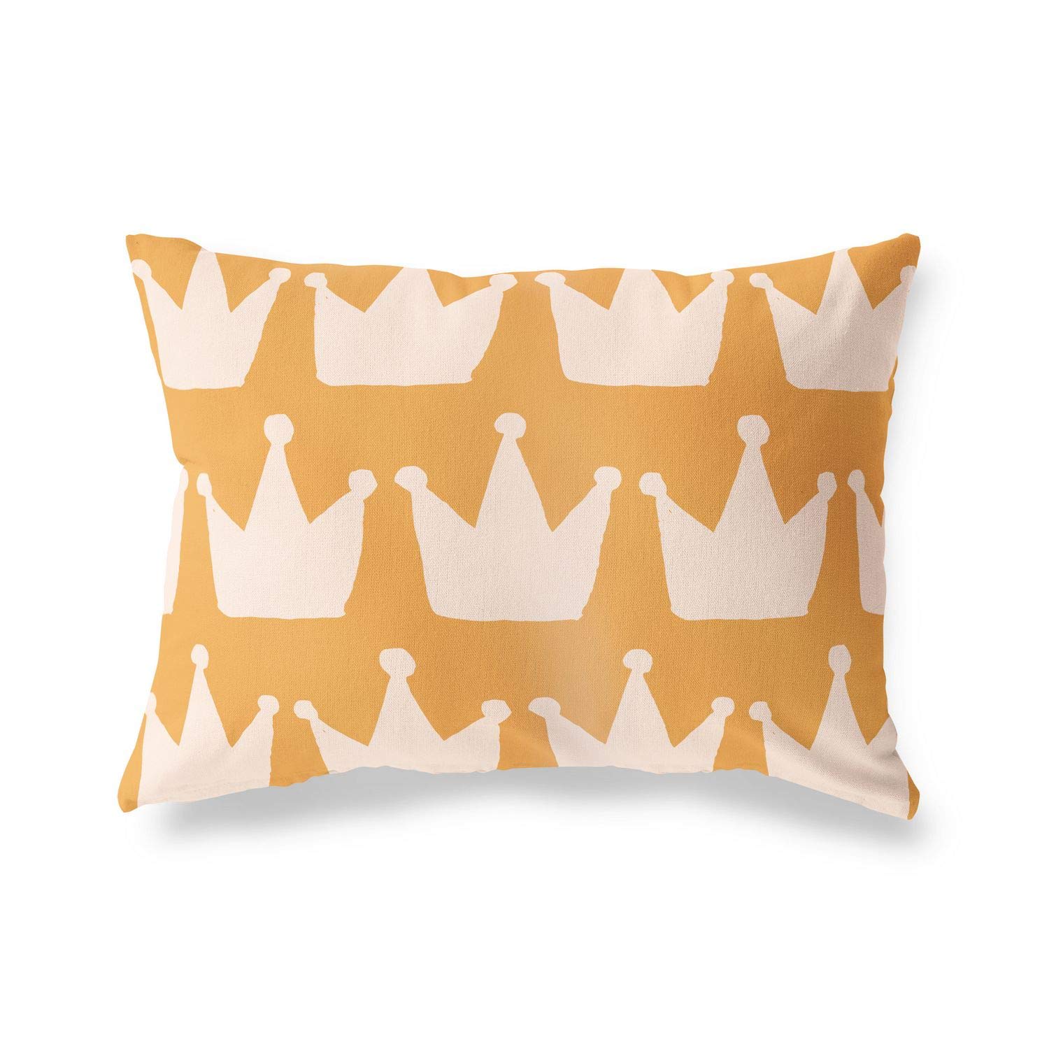 Bonamaison Decorative Cushion Cover Orange & Off White, Throw Pillow Covers, Home Decorative Pillowcases for Livingroom, Sofa, Bedroom, Size: 35x50 Cm - Designed and Manufactured in Turkey