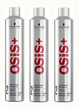 Schwarzkopf OSiS+ Freeze 3 x 500 ml Osis Finish Haarspray für starken Halt