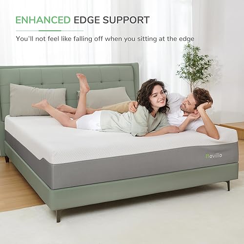 Novilla Queen Mattress, 10 Inch Cooling Gel Memory Foam Mattress