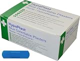 Safety First Aid Group HypaPlast Blue Plasters 7.2x2.5cm Pack of 100