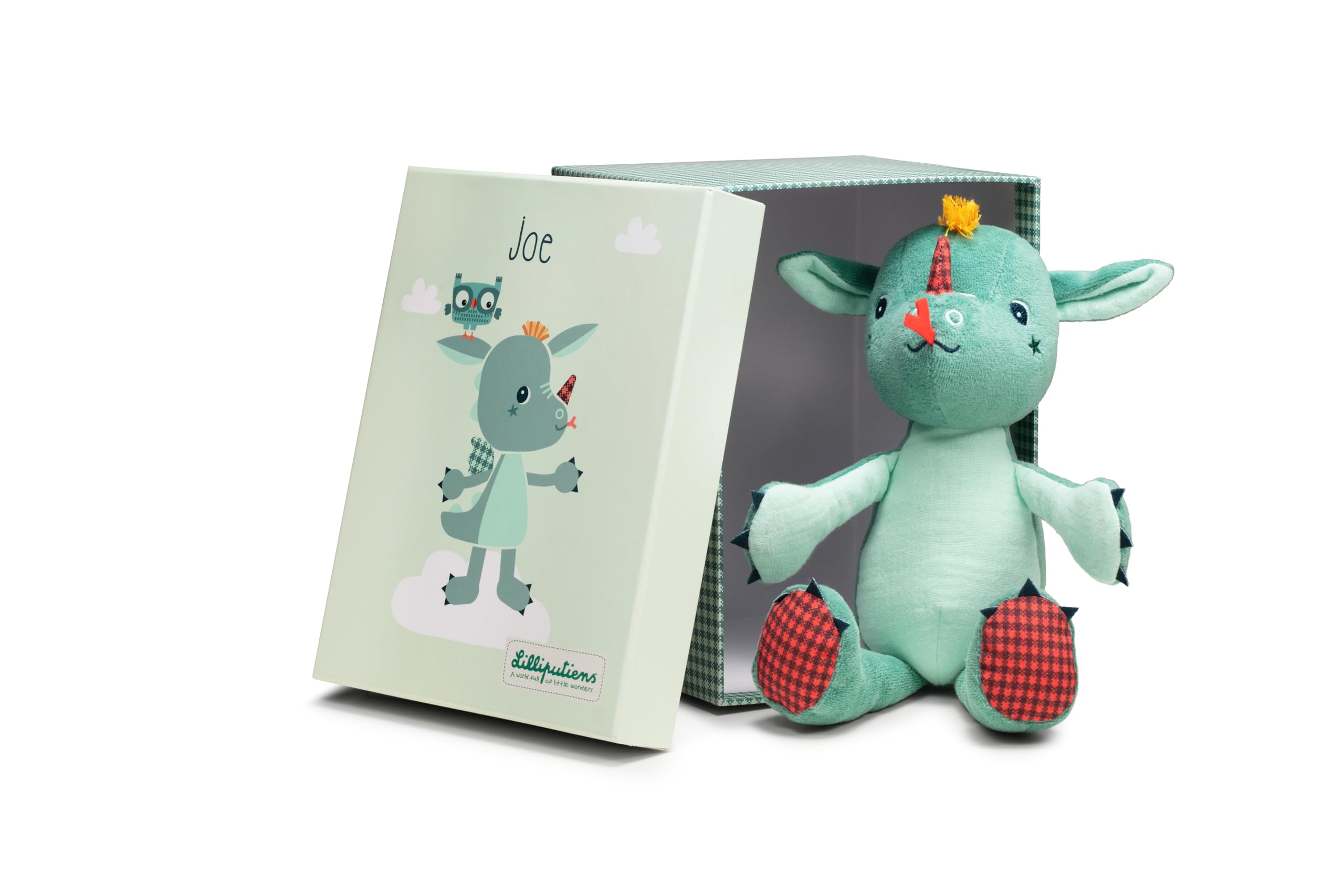 Lilliputiens Knuffeldier eco in doos Joe