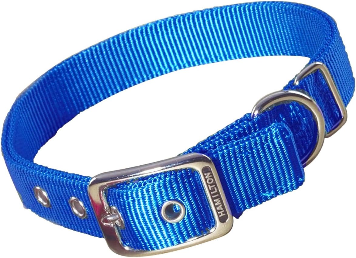 Hamilton Collar de Nailon Doble Grueso para Perro, 1 Pulgada por 30