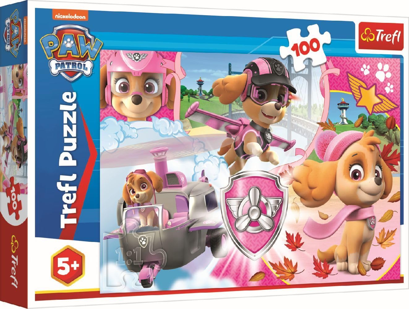 Trefl Paw Patrol 100 Piece Jigsaw Puzzles For Kids - Skye & Everest Character Puzzle For Children Easy Hold - For Ages 5+