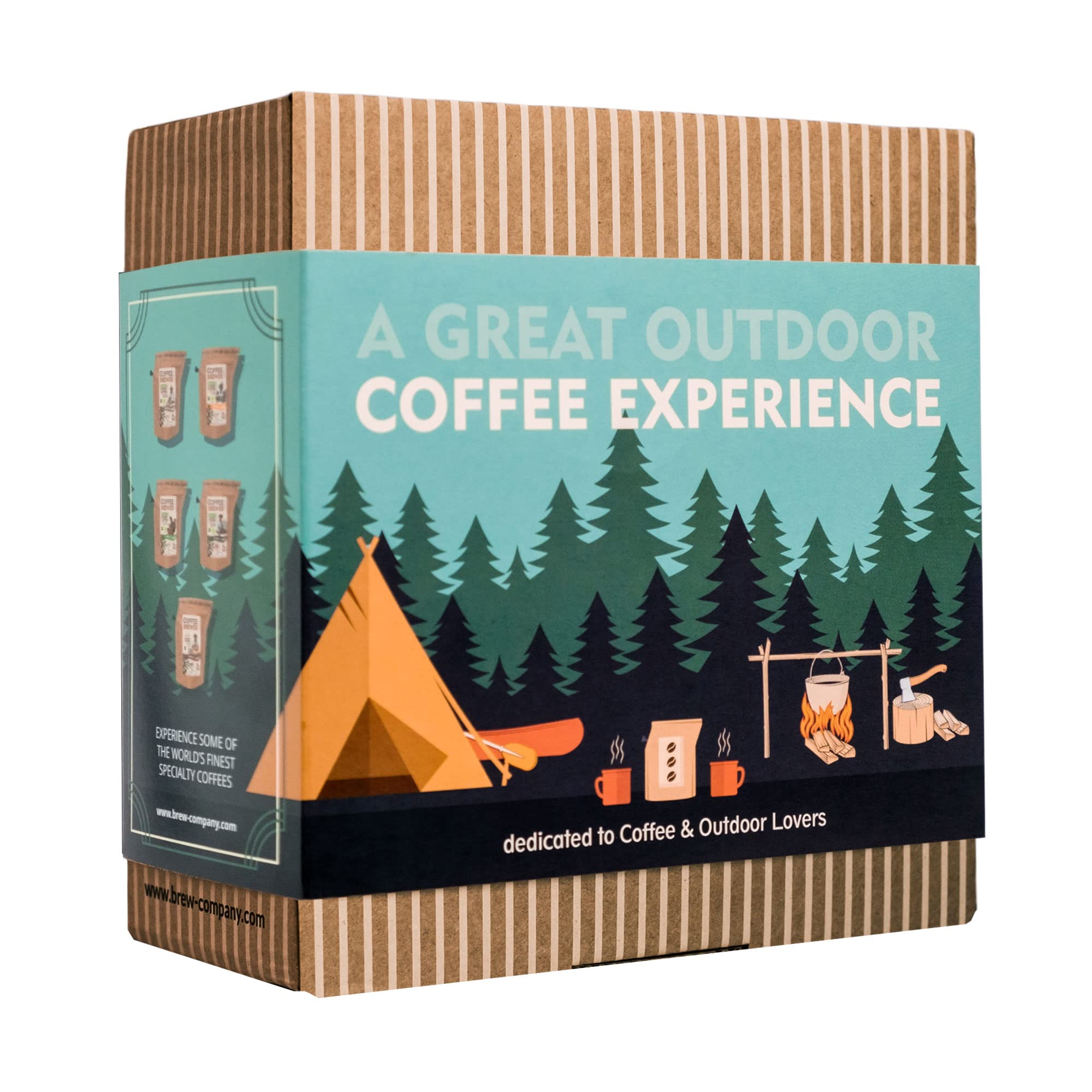 Photo 1 of **BB 11/26**Gourmet Outdoor Coffee Gift Set for Men & Women - 7 World's Finest Single Origin Specialty & Organic Coffees in Innovative Brewers | Sampler Box for Coffee Lover to Brew & Enjoy Anytime, Anywhere