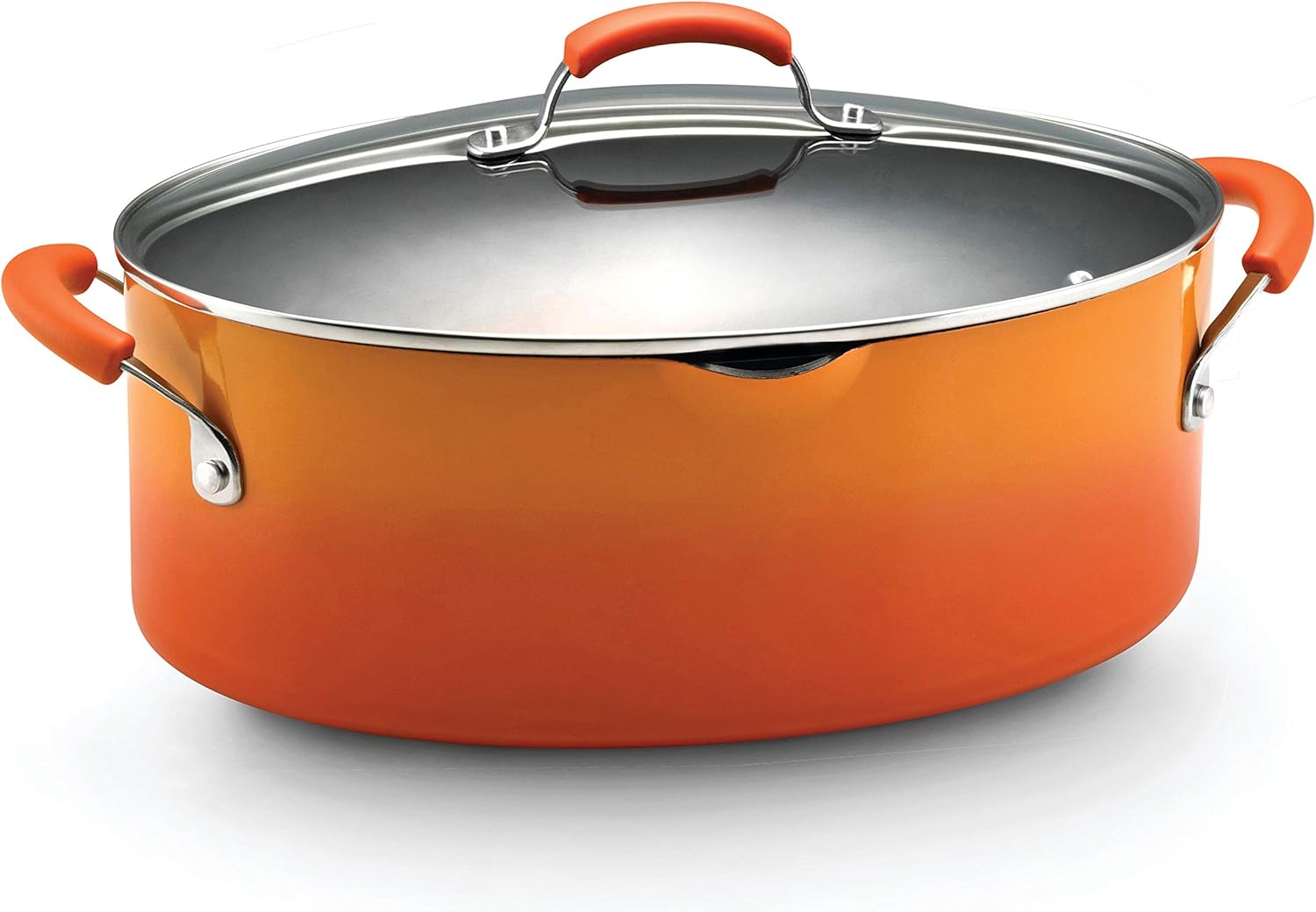 Rachael Ray Classic Brights Hard Enamel Nonstick 8Quart Covered Pasta