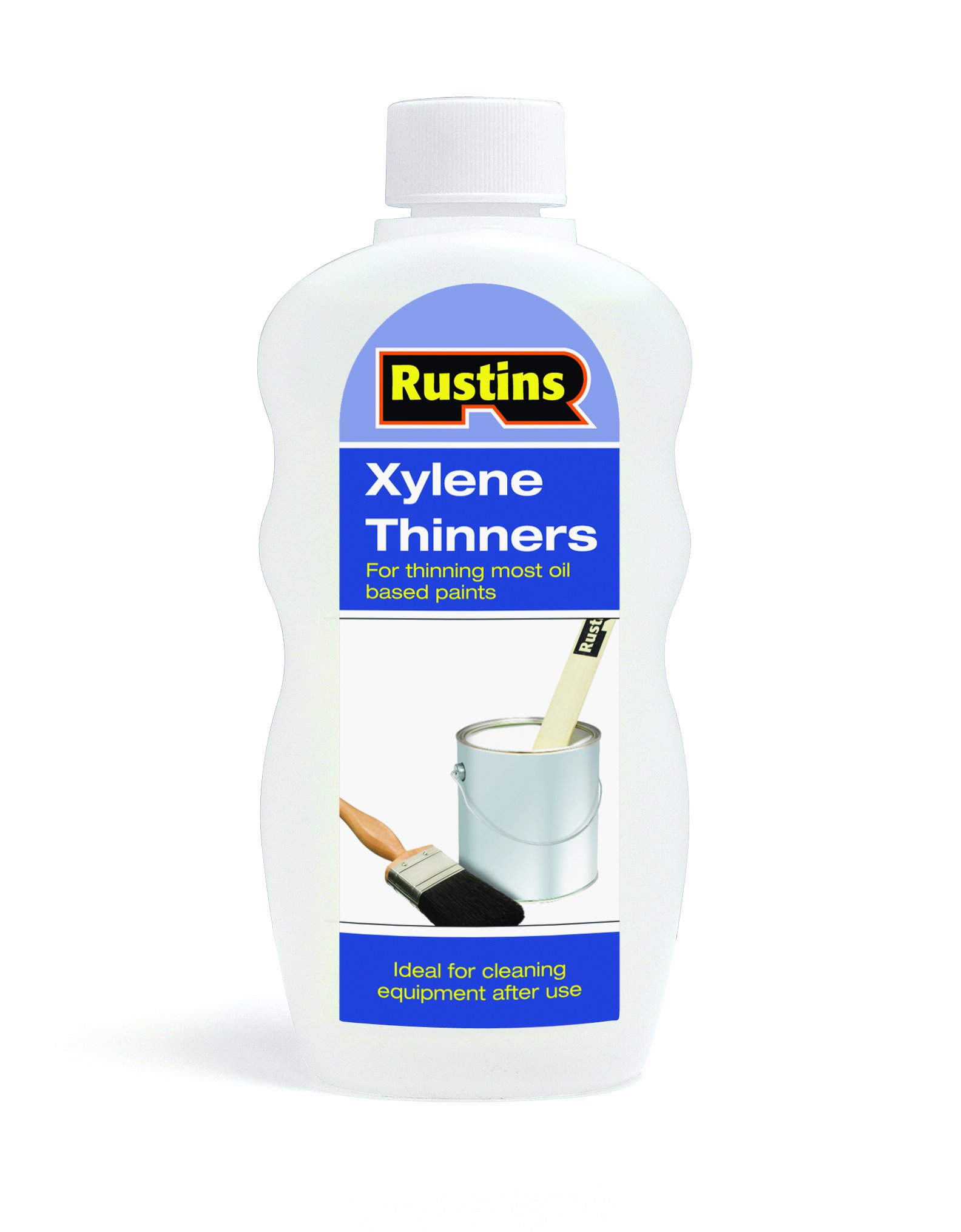 Rustins Xylene Thinners – 500ml Powerful Solvent for Paints, Varnishes & Industrial Use; Optimal for Cleaning, Thinning & Enhancing Adhesion