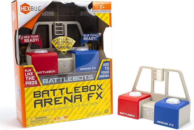 Amazon Com Hexbug Battlebots Arena Fx Module Collectible Playset Piece Blue Red Toys Games