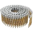Metabo HPT Siding Nails | 1-1/4-Inch x .092-Inch | Collated Wire Coil | Full RoundHead | Ring Shank | Hot-Dipped Galvanized | 3600 Count | 13361HPT