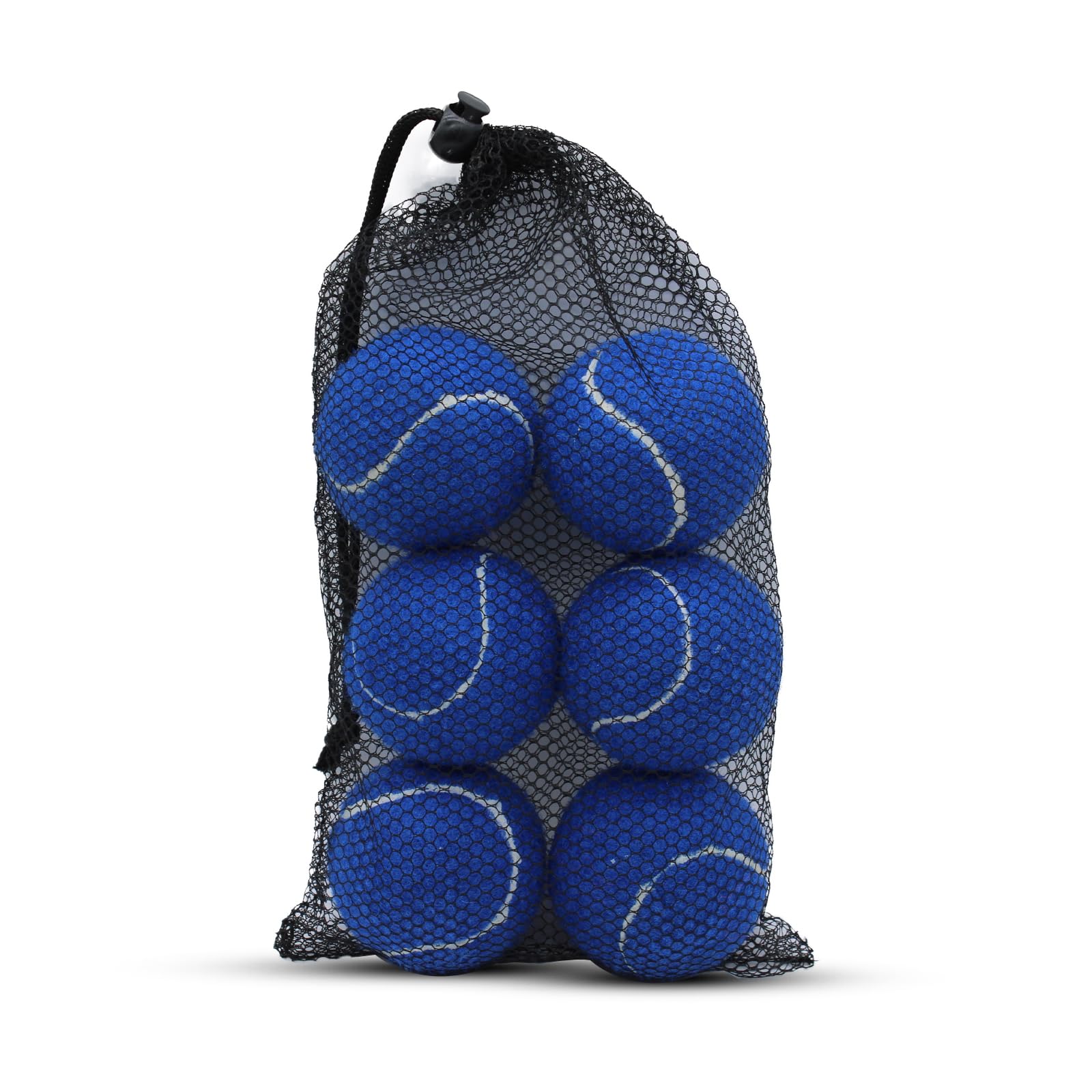 Swingers Tennis Balls, 6 Pack Training Tennis Balls, Practice Balls for Pet Dog, High Elasticity Exercise Tennis Balls for Beginner, with Mesh Carry Bag Easy to Transport