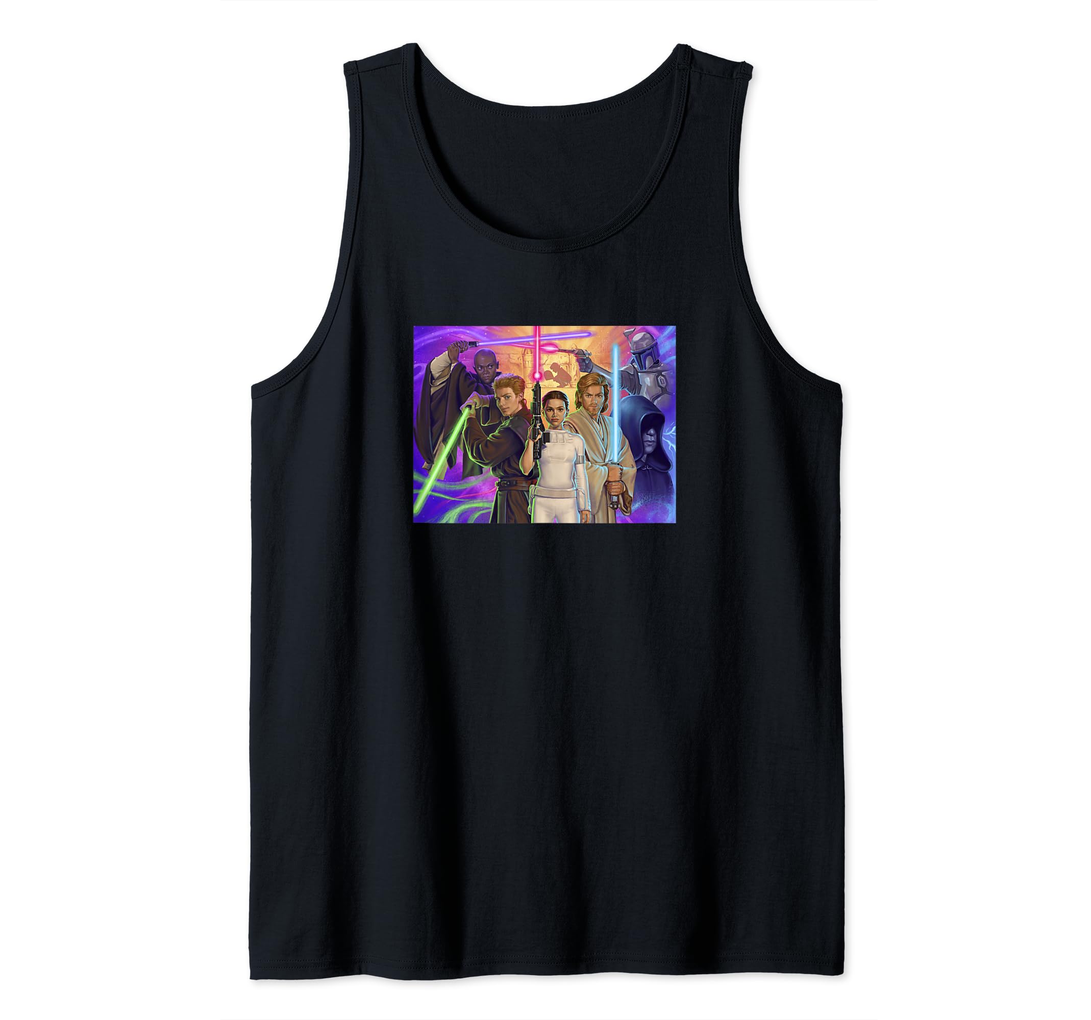 Star Wars: Attack Of The Clones Exclusive Group Illustration Tank Top