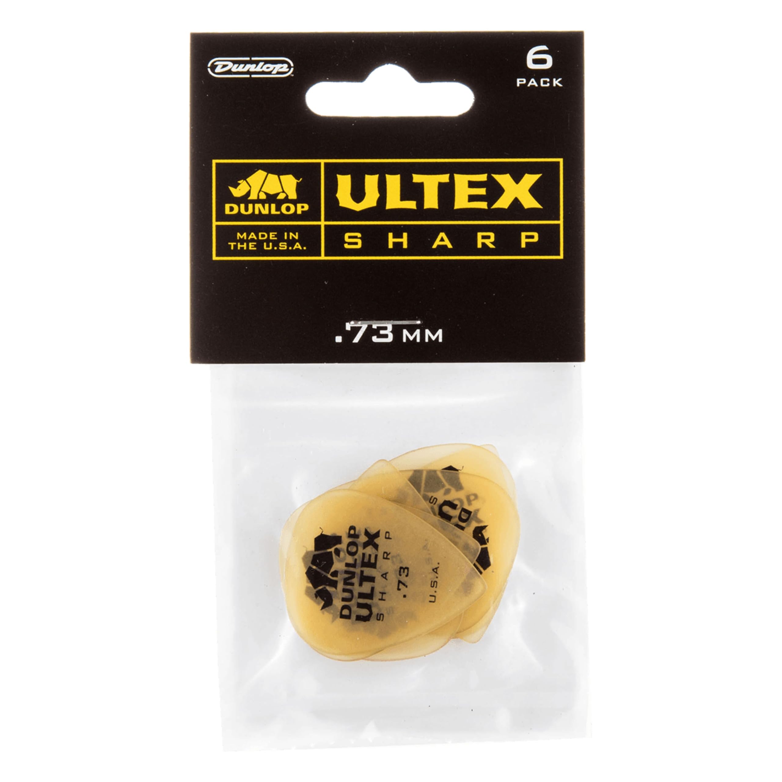 Jim Dunlop 433P.73 Ultex Sharp Player Pack (Pack of 6)