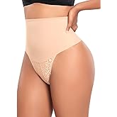 Werena Thong Shapewear for Women Tummy Control Seamless High Waist Body Shaper Underwear Shaping Panties