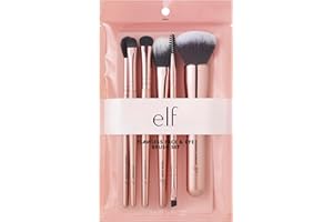 e.l.f. Flawless Face Kit, 6-Piece Brush Collection, Brushes For Face, Eyes & Brows, Vegan & Cruelty-Free