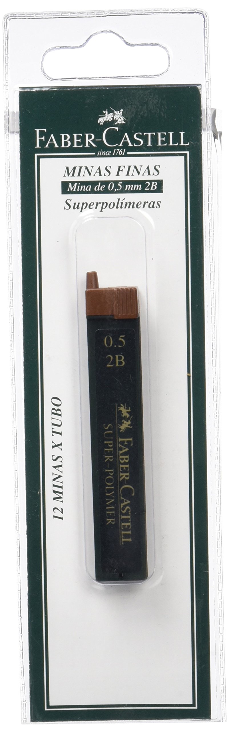 Faber Castell – Blister Tube of 12 Leads, HB 0.5mm