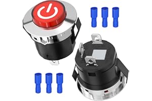 RVBOATPAT 12V Key Start Power Switch Children Car Replacement Part for Kids Powered Wheel Ride-On Car Toy Accessory Button St