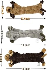 AWOOF Indestructible Squeaky Dog Toys Pack of 3 for Large Dogs view 6
