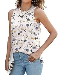 Tank Tops for Womens Loose Fit Crewneck Cute