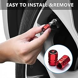 4pcs Car Tire Valve Caps Dust Caps for Tesla with