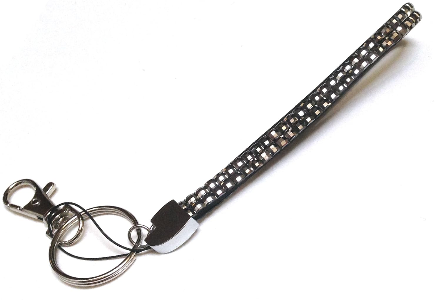 Rhinestone Crystal Bling Wrist Strap Key Chain (Wristlet