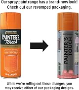 Rust-Oleum Painter's Touch Real Orange Gloss 400ml Spray Paint Aerosol view 2