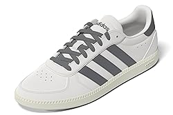 adidas Women's Breaknet Sleek Sneaker, White/Iron
