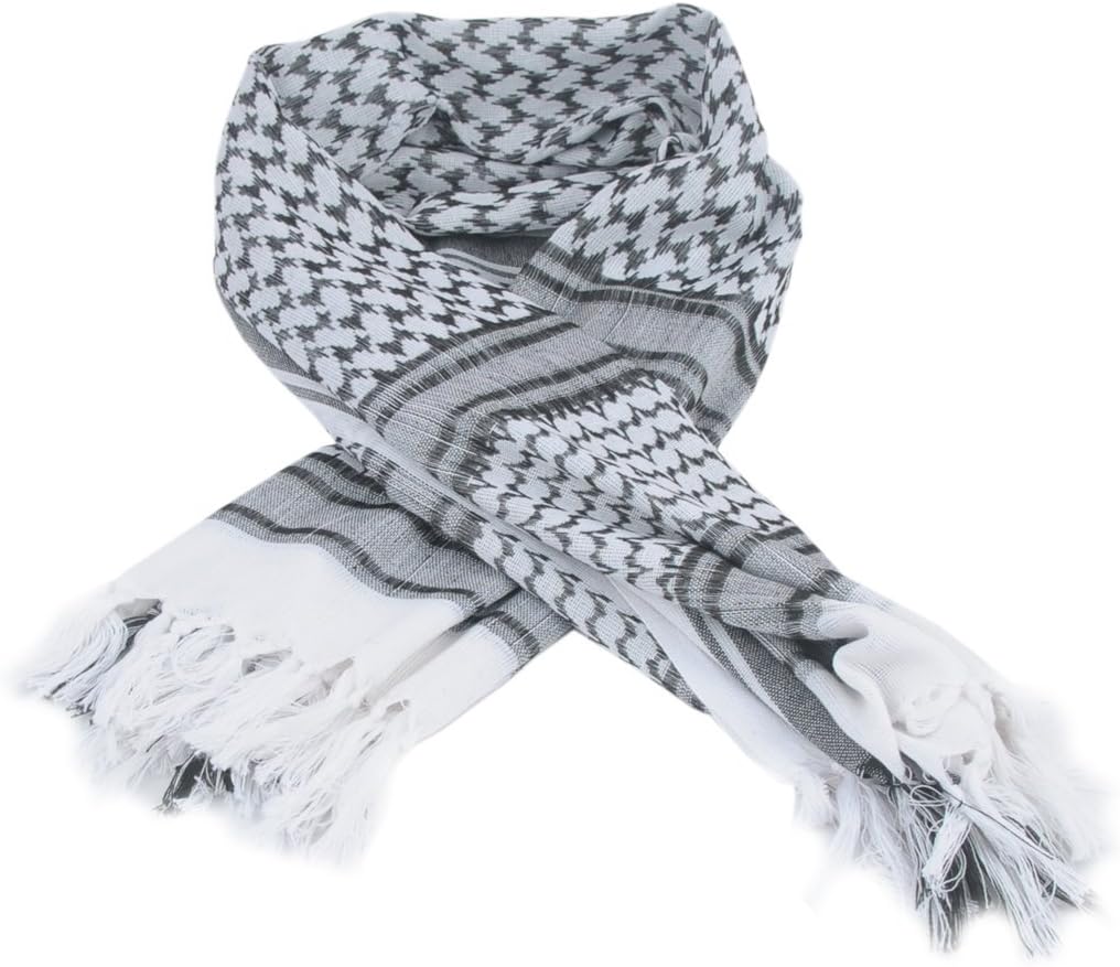 Tactical Desert Shemagh Arab Keffiyeh Neck Scarf 43" x 43" 7 Colors Available