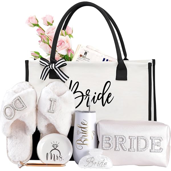 Amazon.com: Blosssound 5 Pcs Bride Gifts Set Include Bride  display picture 3