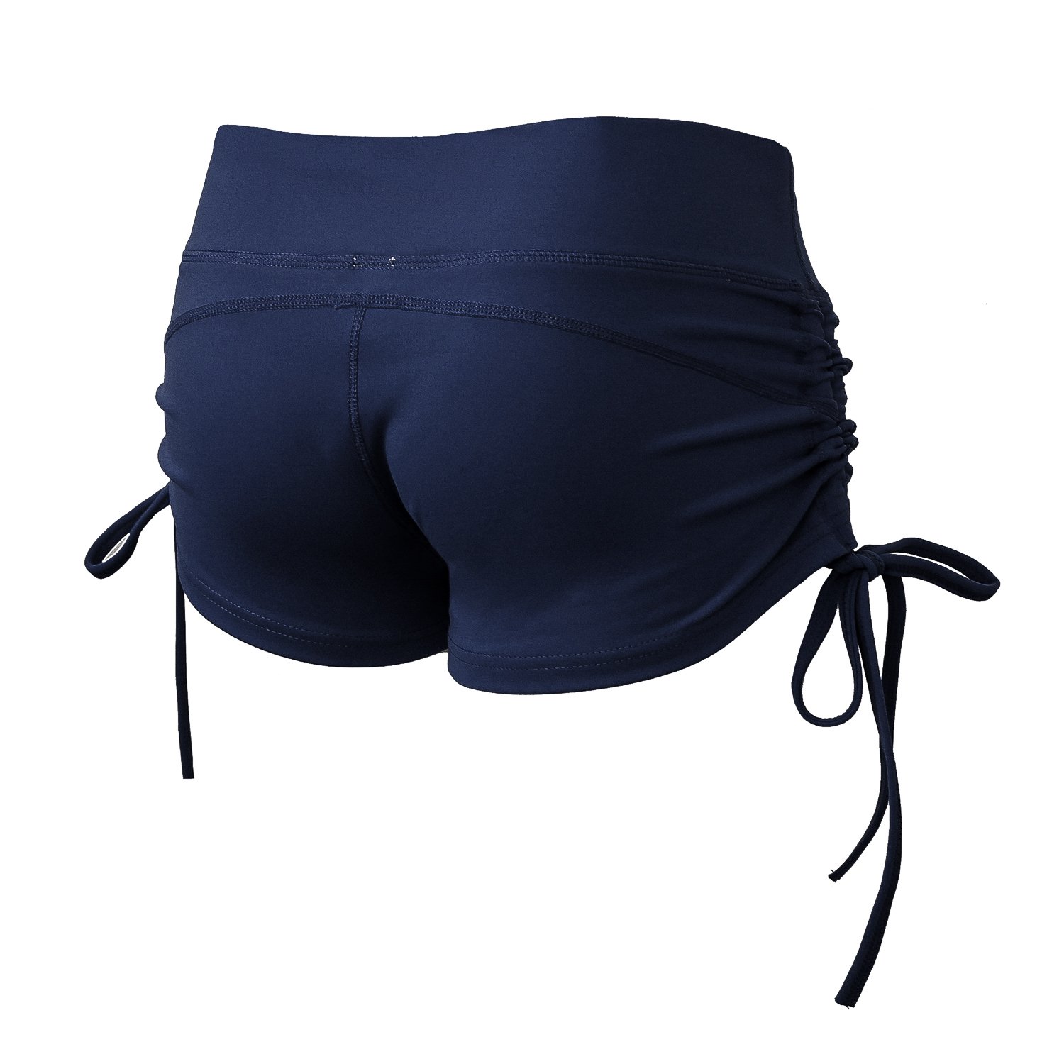 FIRM ABS Womens Summer Sexy High Waist Sport Gym Yoga Short Panties Dark Blue M