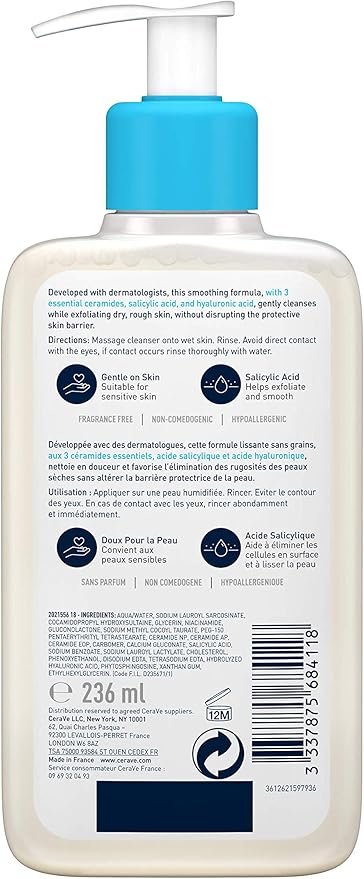 cerave smoothing wash