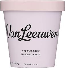 Van Leeuwen Premium Strawberry French Ice Cream, 14 oz (Frozen)