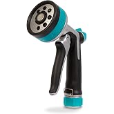 Gilmour Heavy Duty Front Control Garden Hose Nozzle with 8 Pre-set Spray Patterns, Water Hose Nozzle for Watering Garden or Lawn