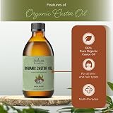 Essican Purelife Castor Oil Organic Hexane Free Cold Pressed 250ml Glass Bottle view 3