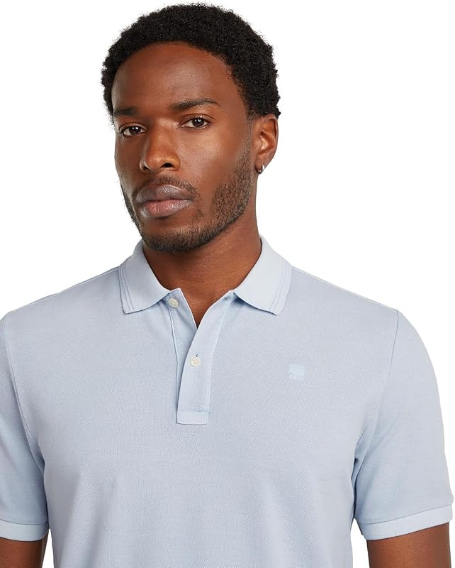 Polo Dunda Slim Overtinged Masculino, Tamanho: M, Cor Azul