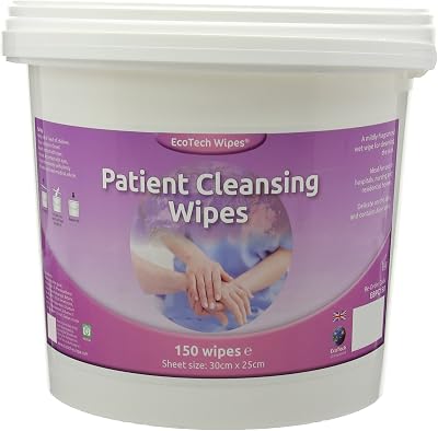 ECOTECH 706072 Patient Cleansing Wipes Pack of 150 للا