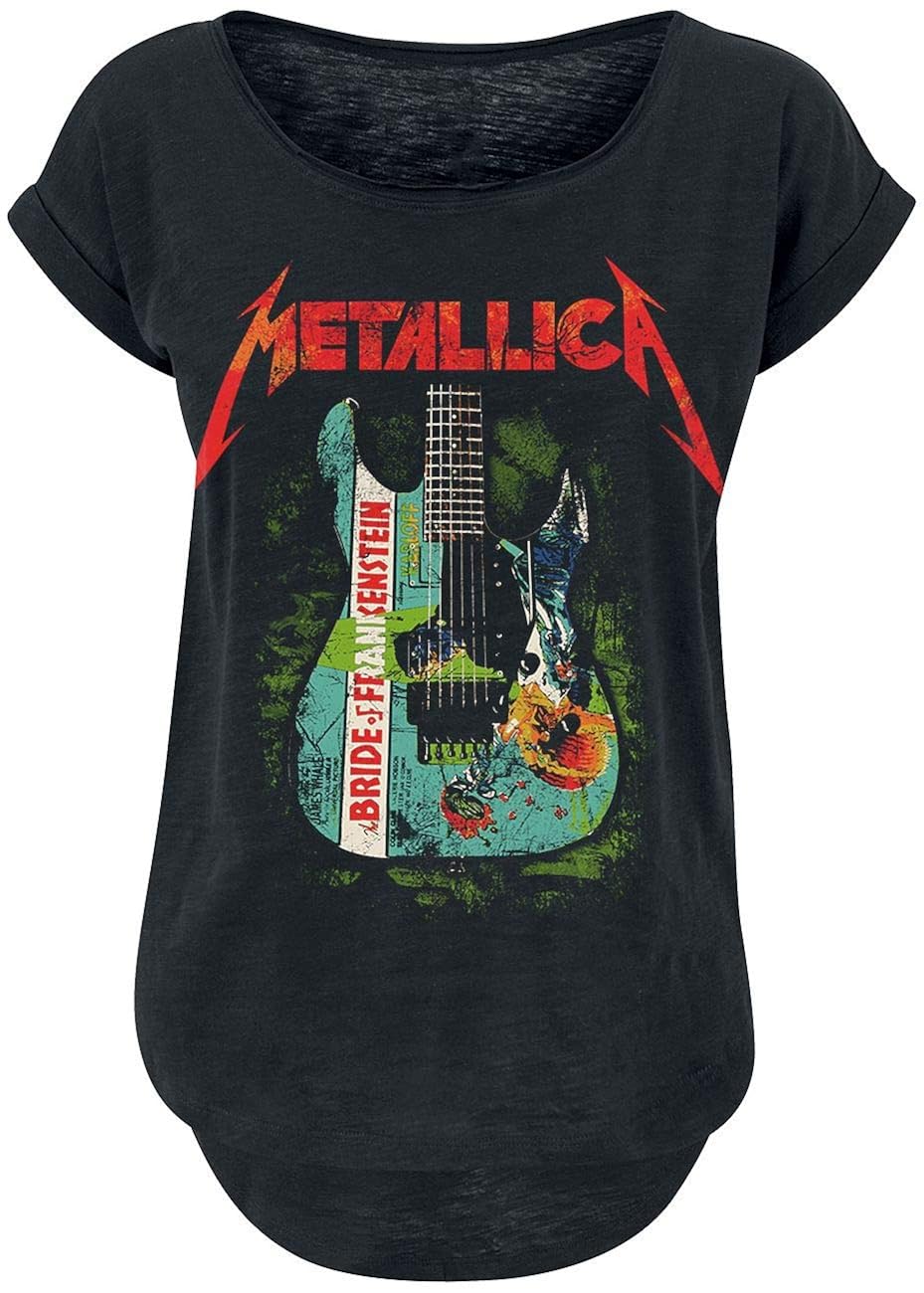 camiseta metallica mujer