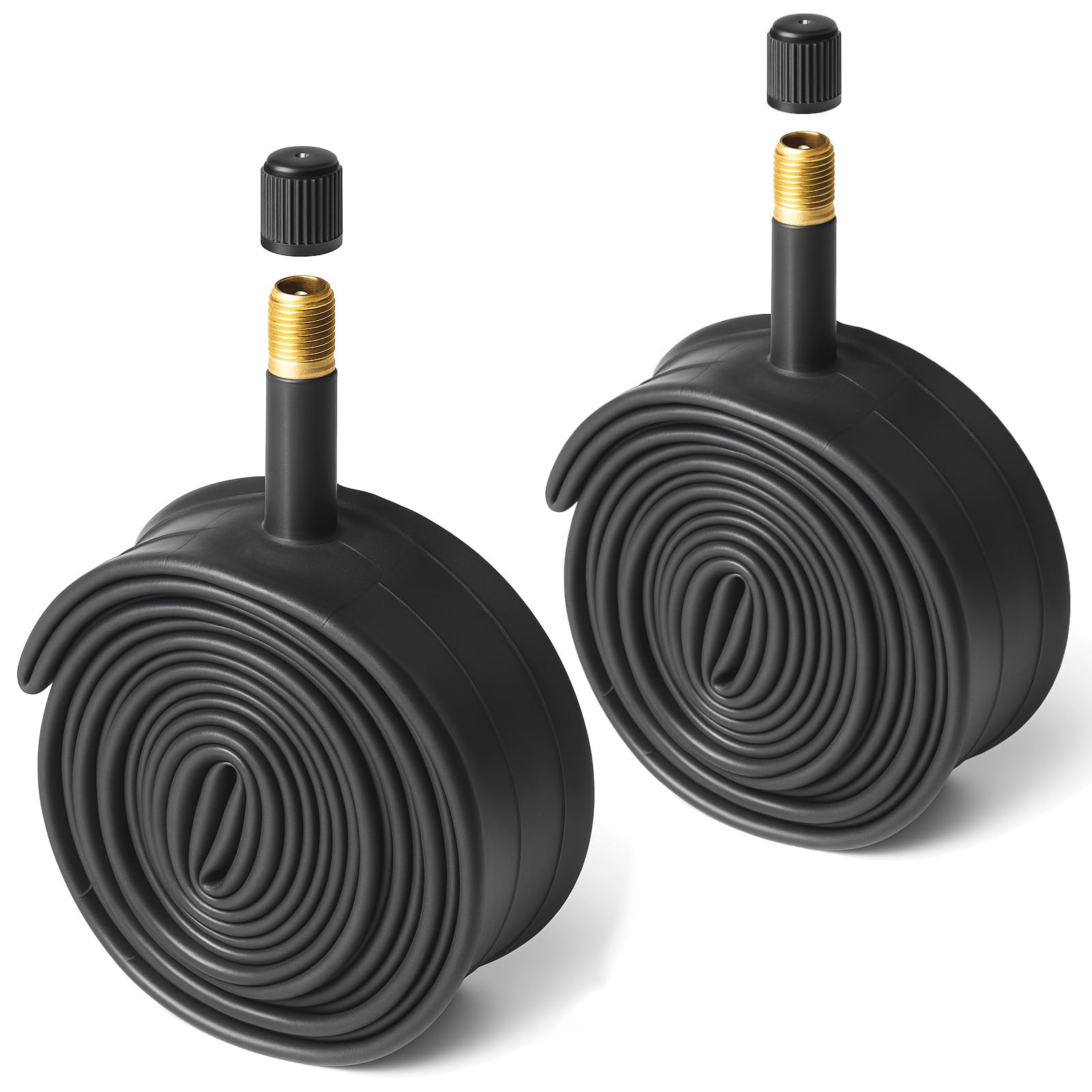 26 Inch Bike Inner Tubes (Pair) – 26 x 1.75–2.1 Schrader Valve – Durable Replacement Tubes for Mountain Bikes by Contrast