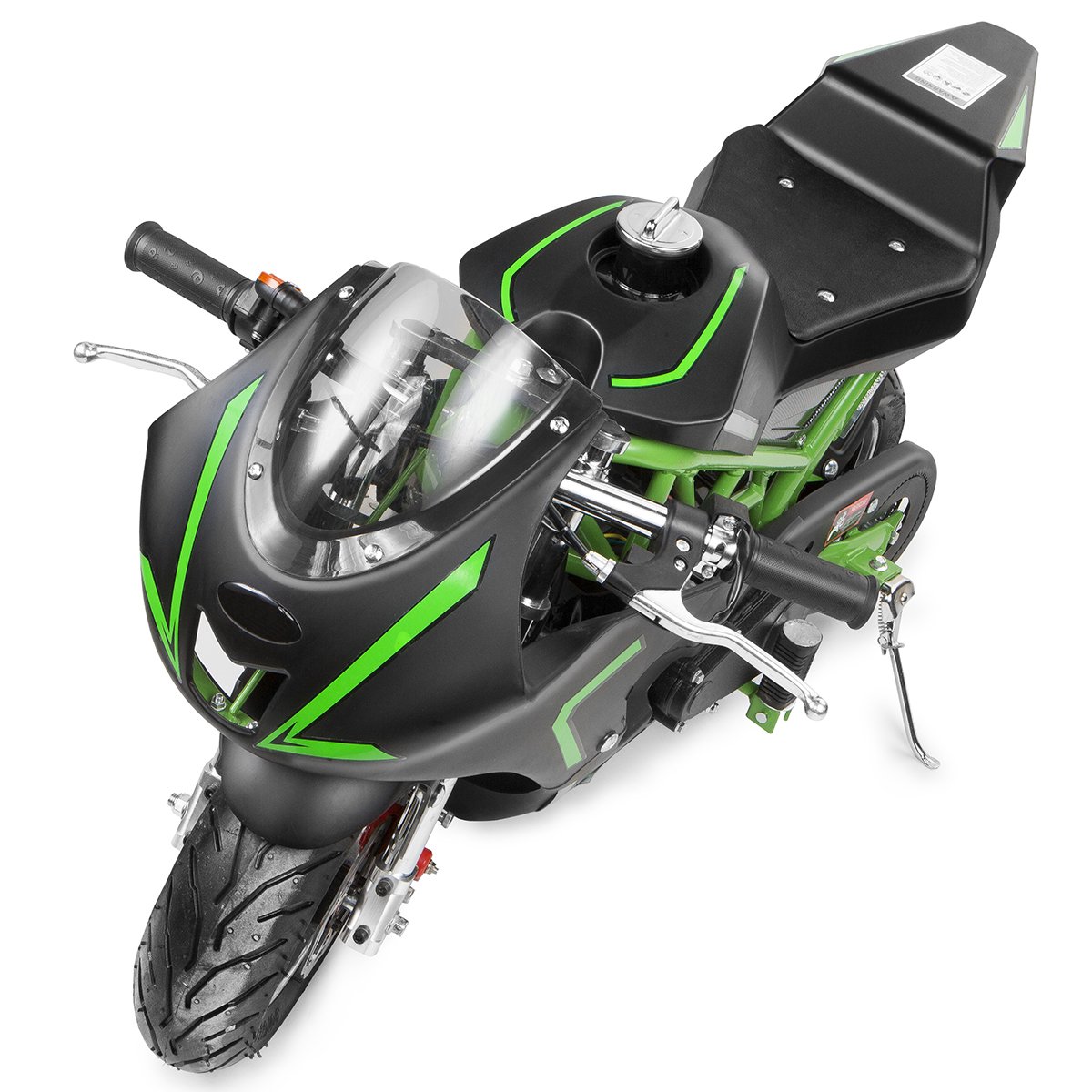 xtremepowerus gas pocket bike motorbike scooter 40cc epa engine motorcycle