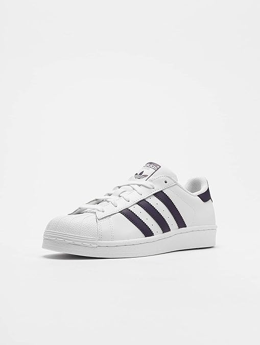 adidas superstar white and purple