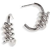 JeanBeau Gold Chunky Hoop Earrings for Women,Trendy Vintage Statement Lightweight Huggies Hypoallergenic Earing Valentine Prom Jewelry Gift