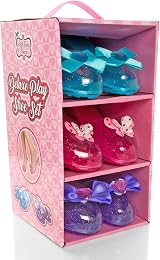 Little Fairy Princess 3 Soft Dress Up Shoes Girls Size 3-6 with Carry Box view 5