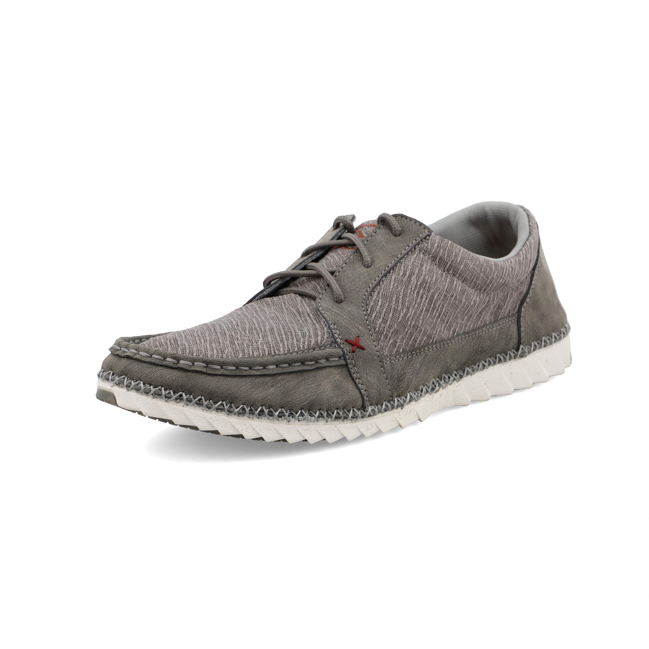 Twisted X Men's Chukka Driving Moc Nano Composite Toe Work Boot, Moc Toe with CellStretch, Grey & Grey, 13 M Image